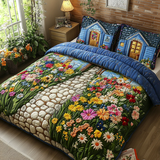 Bloom Cabin 3-Piece Quilted Bedding Set NCU0VL2619