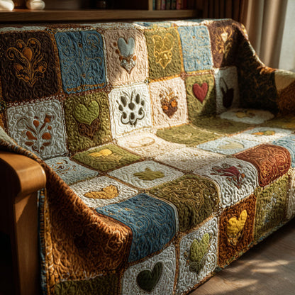 Bloom Comfort Quilted Sofa Cover NCU0PT10881
