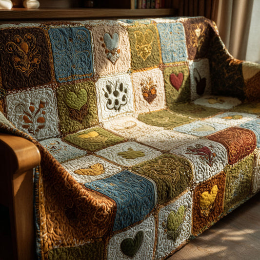 Bloom Comfort Quilted Sofa Cover NCU0PT10881
