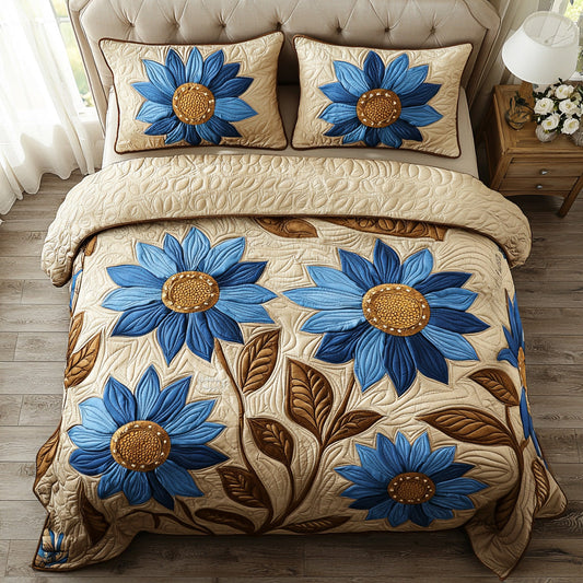 Bloom Glow 3-Piece Quilted Bedding Set NCU0DV6700