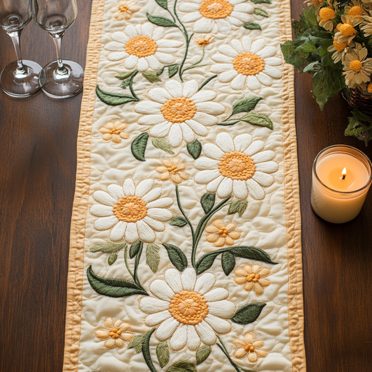 Bloom Grace Quilted Table Runner NCU0VH4846