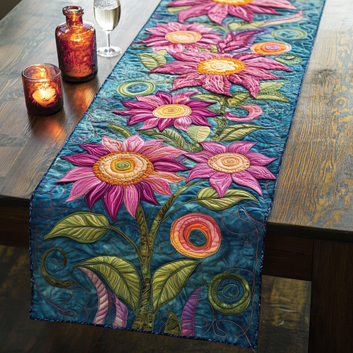 Bloom Grace Quilted Table Runner NCU0VH5576