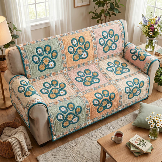 Bloom Tails Quilted Sofa Cover NCU0TD2812