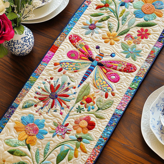 Bloom Trail Quilted Table Runner NCU0PT5411