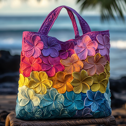 Bloom Vibes Quilted Tote Bag NCU0VL2756