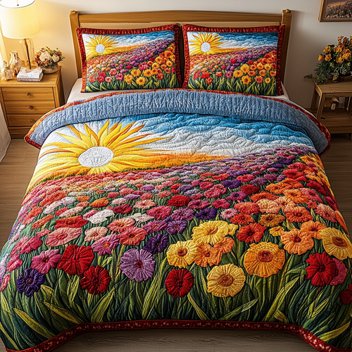 Bloom Vista 3-Piece Quilted Bedding Set NCU0VL2498