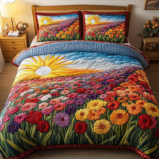 Bloom Vista 3-Piece Quilted Bedding Set NCU0VL2498
