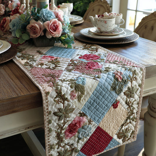 Bloom Where Love Lives Quilted Table Runner NCU0PT11232
