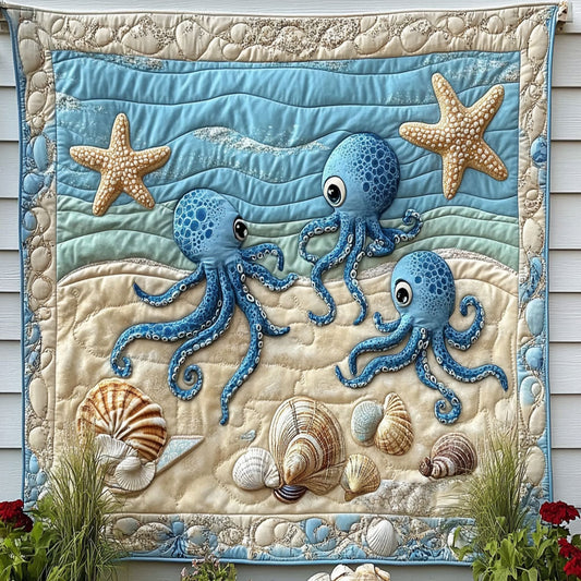 Bloom of Arms Quilted Blanket NCU0NT6996