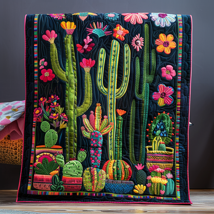 Cactus Quilted Blanket NCU0VT07