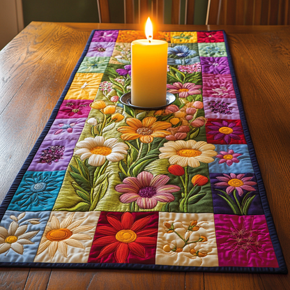 Blooming Beauty Quilted Table Runner NCU0VH3978
