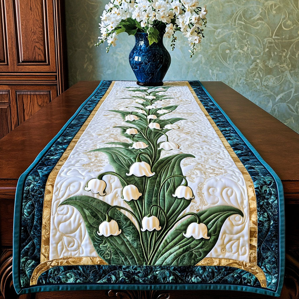 Blooming Essence Quilted Table Runner NCU0NT6068