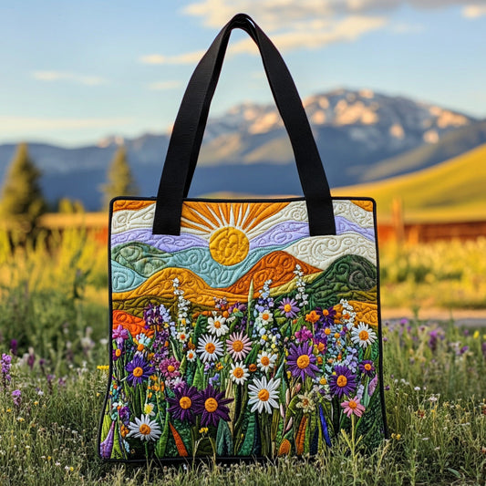 Blooming Field Quilted Tote Bag NCU0DV6928