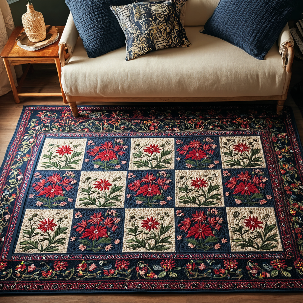 Blooming Grace Area Rug NCU0DK10382 – Vantique