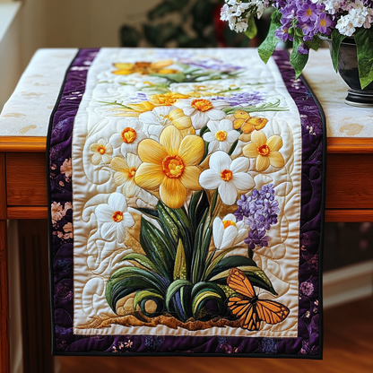 Blooming Grace Quilted Table Runner NCU0VL1553