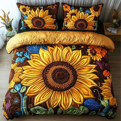 Blooming Joy 3-Piece Quilted Bedding Set NCU0NT5533