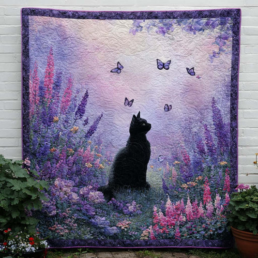 Blooming Kitty Quilted Blanket NCU0NT8906