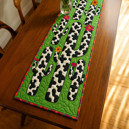 Blooming Prickles Quilted Table Runner NCU0NT5621