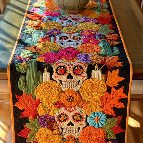 Blooming Remembrance Quilted Table Runner NCU0PT12009