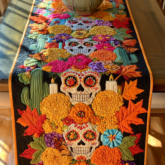 Blooming Remembrance Quilted Table Runner NCU0PT12009