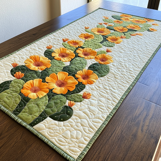 Blooming Sands Quilted Table Runner NCU0DK6975