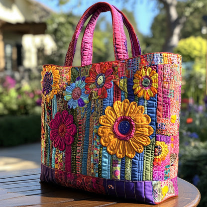 Blooming Soul Quilted Tote Bag NCU0DV7431