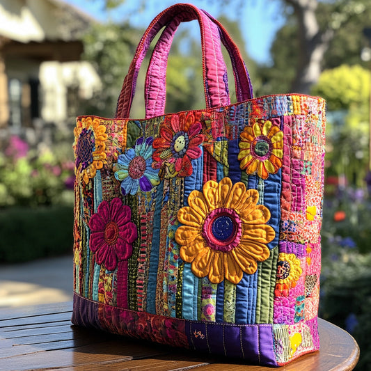 Blooming Soul Quilted Tote Bag NCU0DV7431