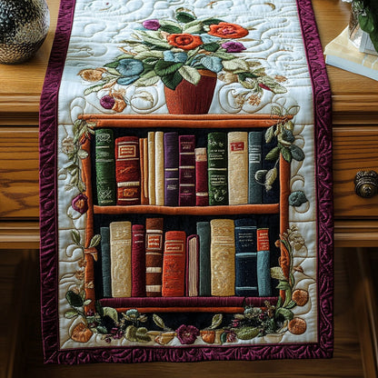 Blooming Stories Quilted Table Runner NCU0NT4293