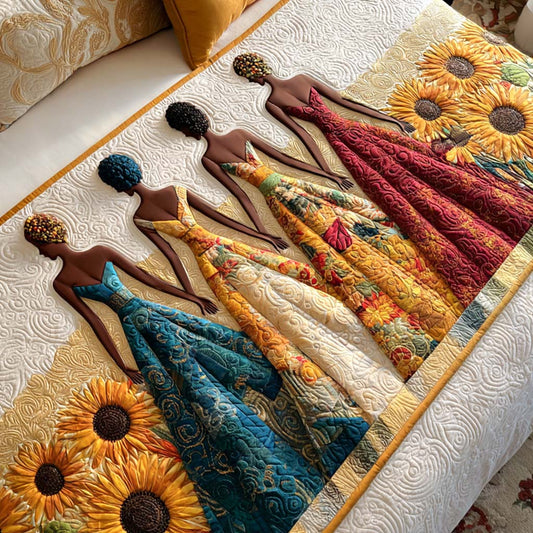 Blooming Unity Quilted Bed Runner NCU0XD1407