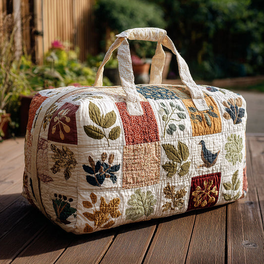 Blooming Whispers Quilted Duffle Bag NCU0PT8934