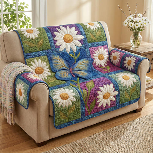 Blooming Wings Quilted Sofa Cover NCU0TD2534