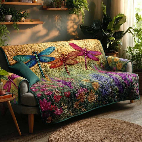 Blooming Wings Quilted Sofa Cover NCU0XD2354