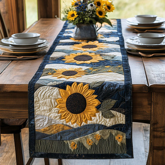 Bloomlight Horizon Quilted Table Runner NCU0PT5224