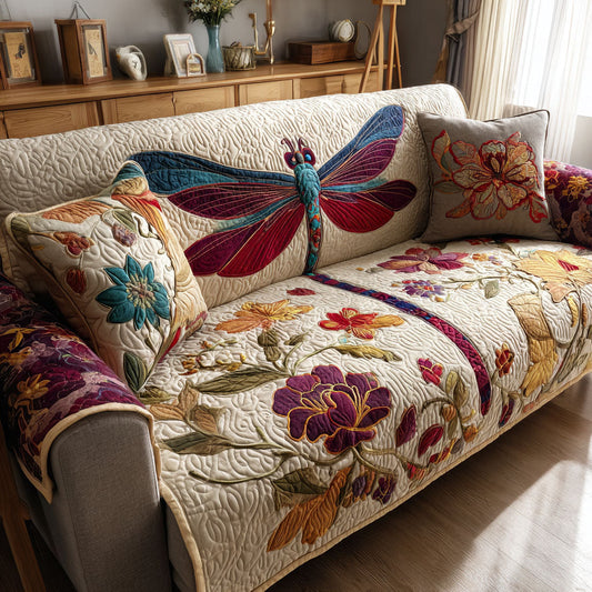 Bloomlight Quilted Sofa Cover NCU0TV784