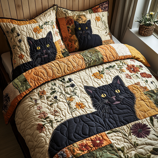 Blossom Paws Quilted Bedding Set NCU0DV4904