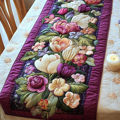 Blossom Bloom Quilted Table Runner NCU0VH3345