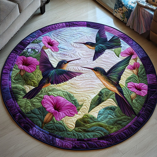 Blossom Breeze Quilted Round Mat NCU0PT1185