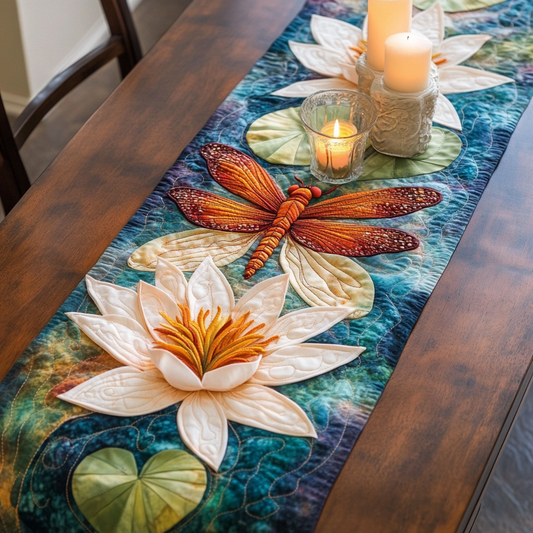 Blossom Breeze Quilted Table Runner NCU0VH3989