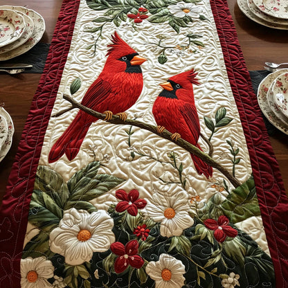 Blossom Cardinal Quilted Table Runner NCU0DV6782