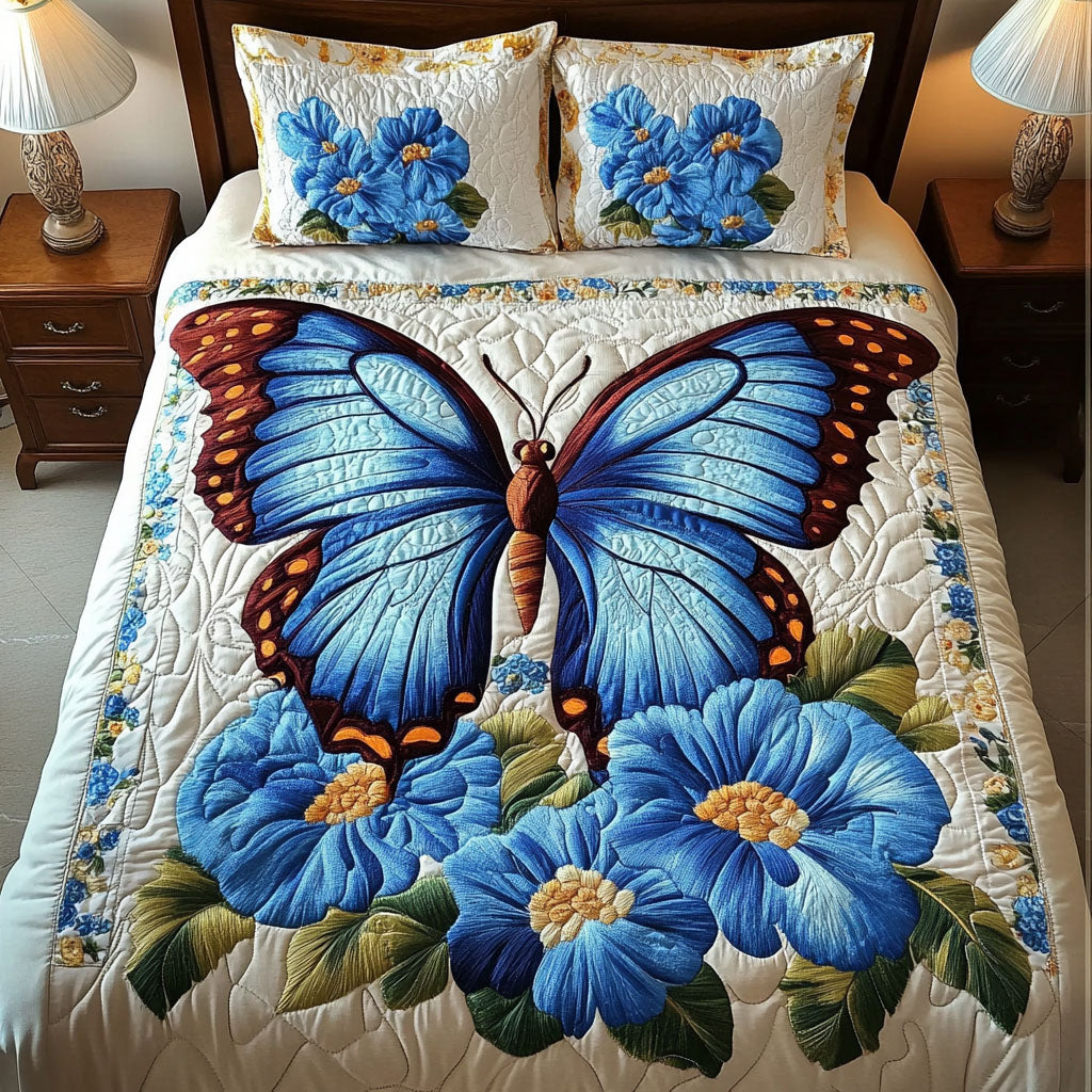 Blossom Dream 3-Piece Quilted Bedding Set NCU0NT3268 – Vantique