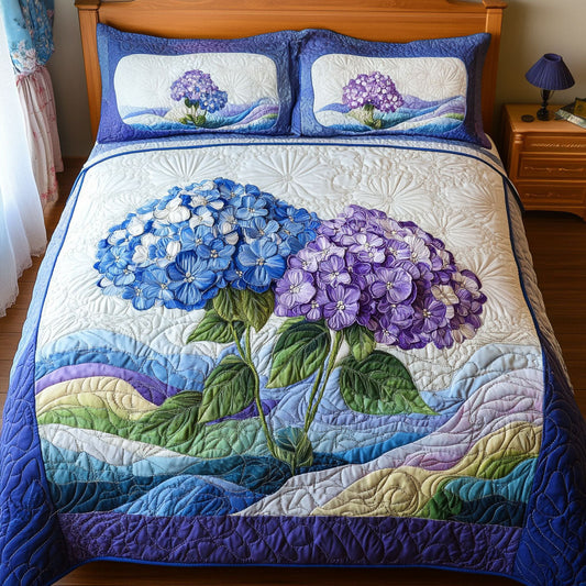 Blossom Dreams 3-Piece Quilted Bedding Set NCU0PT5748