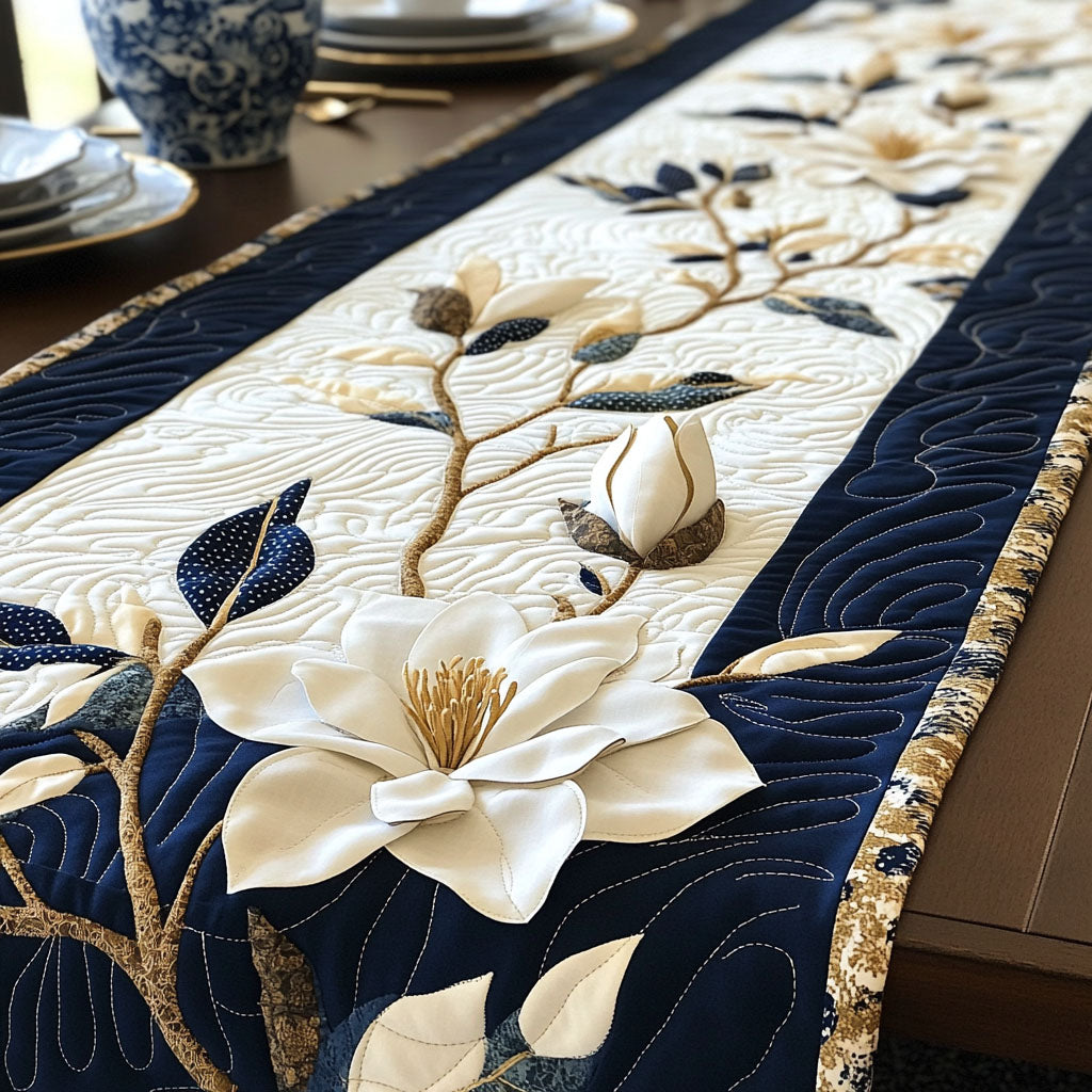 Blossom Essence Quilted Table Runner NCU0PT6449