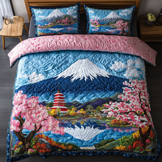 Blossom Haven 3-Piece Quilted Bedding Set NCU0NT7294