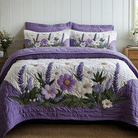 Blossom Haven 3-Piece Quilted Bedding Set NCU0VH4567