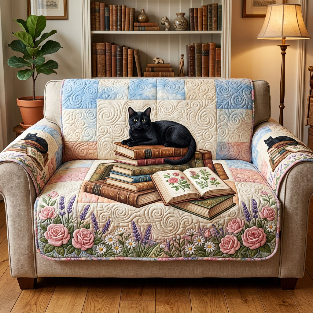 Blossom Library Quilted Sofa Cover NCU0TD2569