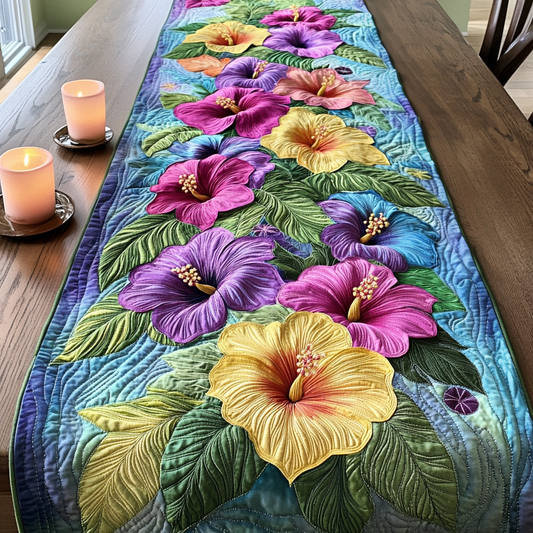 Blossom Magic Quilted Table Runner NCU0VH4048