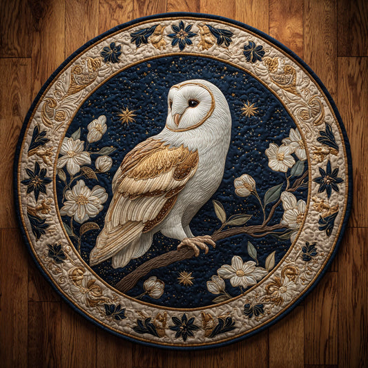 Blossom Perch Quilted Round Mat NCU0TV120