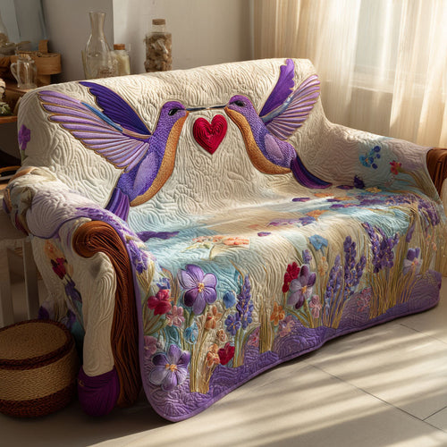 Blossom Serenade Quilted Sofa Cover NCU0PT10751