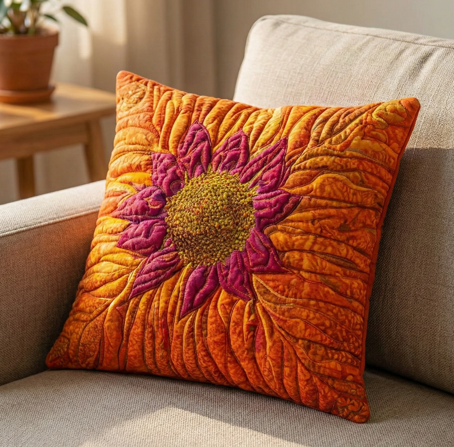 Blossom Symphony Dragonfly V2 Quilted Pillow Case NCU0XD1637