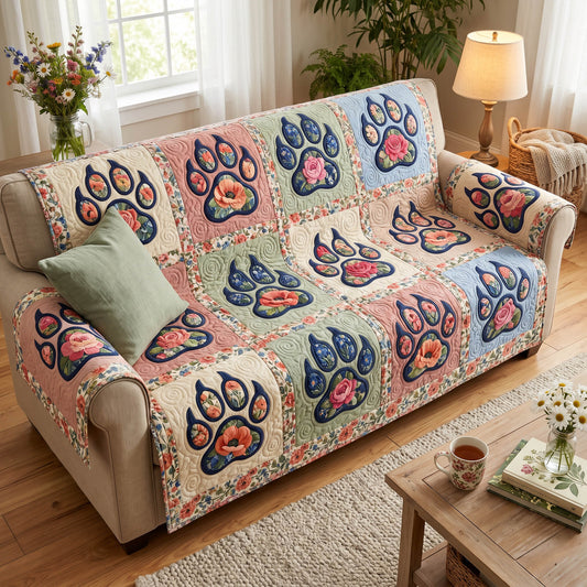Blossom Tails Quilted Sofa Cover NCU0TD2808